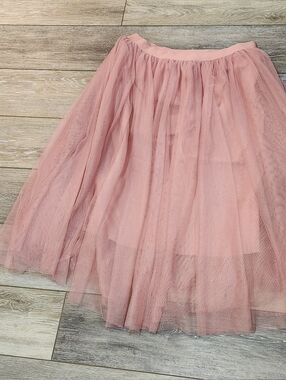 Haute Monde Dusty Pink Tulle Skirt Size Xl